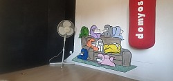 Thème among us murale chambre d'enfant