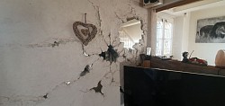 Décoration int/murale mortier à la chaux avec jeu de miroir