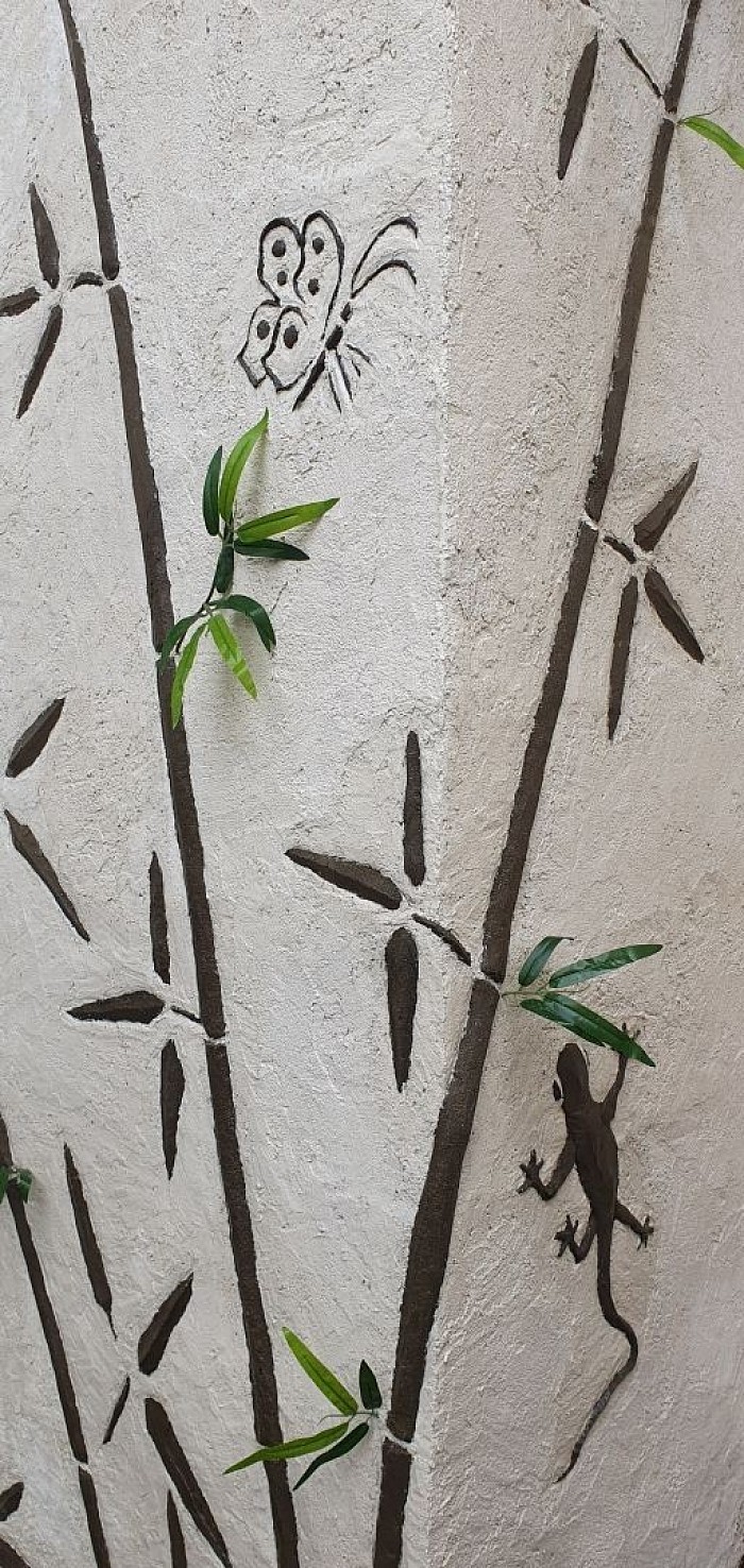 Fresque bambou